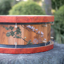 画像をギャラリービューアに読み込む, 桜&鬼胡桃 14x5.75スネア 特別仕様 - Cherry Blossom & Japanese Walnut 14x5.75 Snare Special Edition