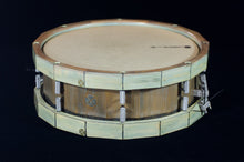 画像をギャラリービューアに読み込む, 檜 14x5スネア 着色見本試作 - Japanese Cypress 14x5 Snare for Coloring prototype