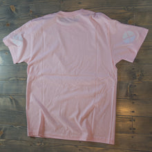 画像をギャラリービューアに読み込む, mci T-shirt A design - white on pink