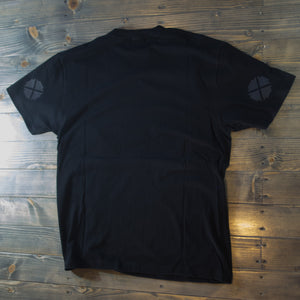mci T-shirt A design - black on black